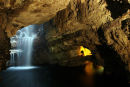 07-2947 Waterfall in Smoo Cave Durness North Coast of Scotland